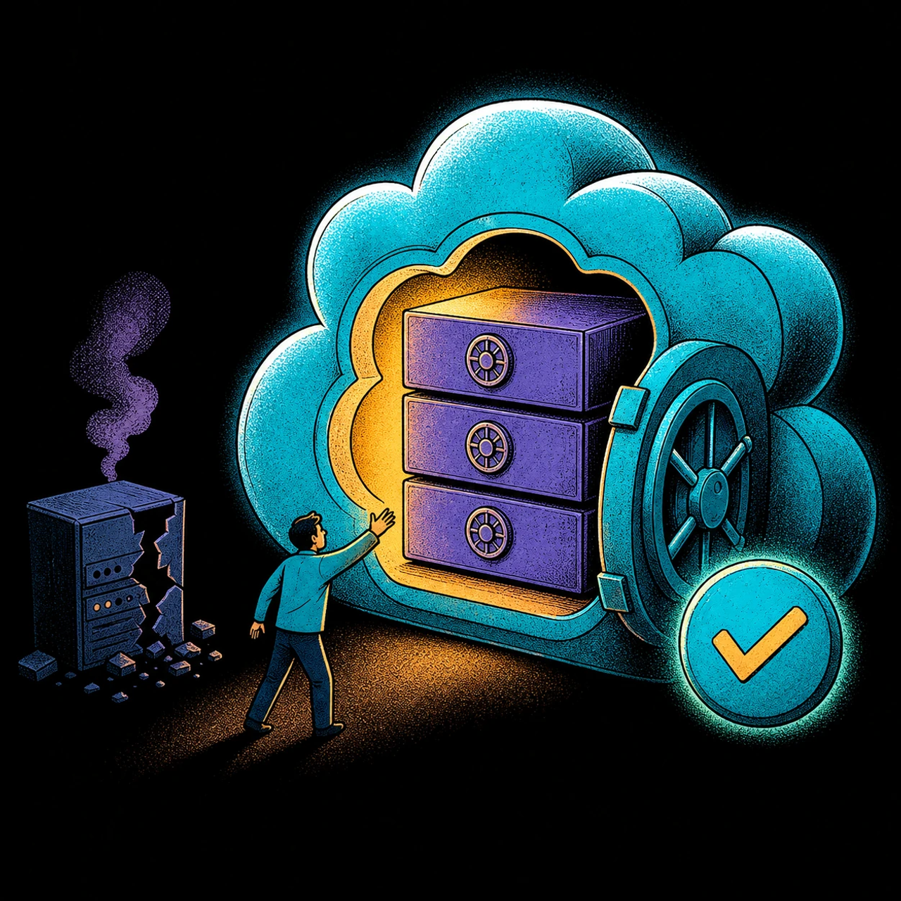 Sistema di backup off-site multi-layer
