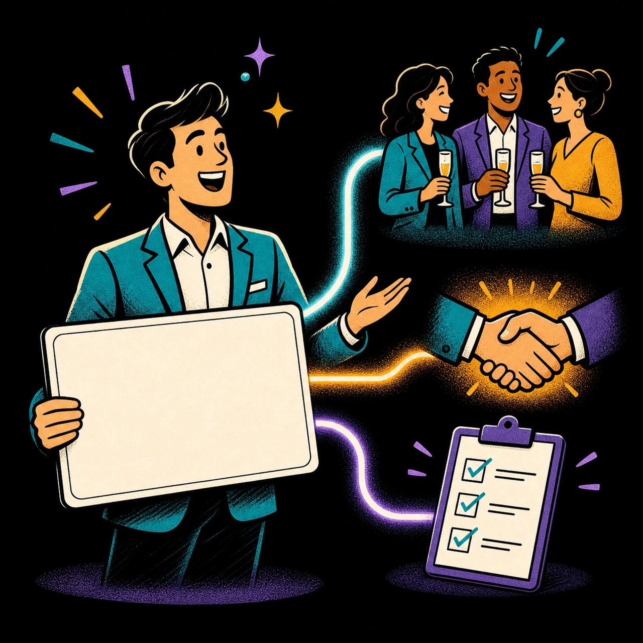 Inviti aziendali con CRM e brand personalizzato
