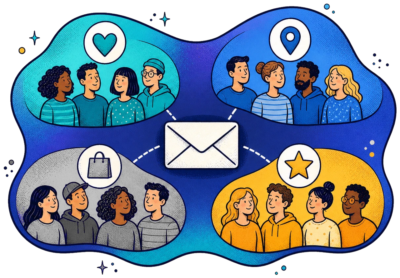 Segmentazione email: comportamento, demografia e customer journey