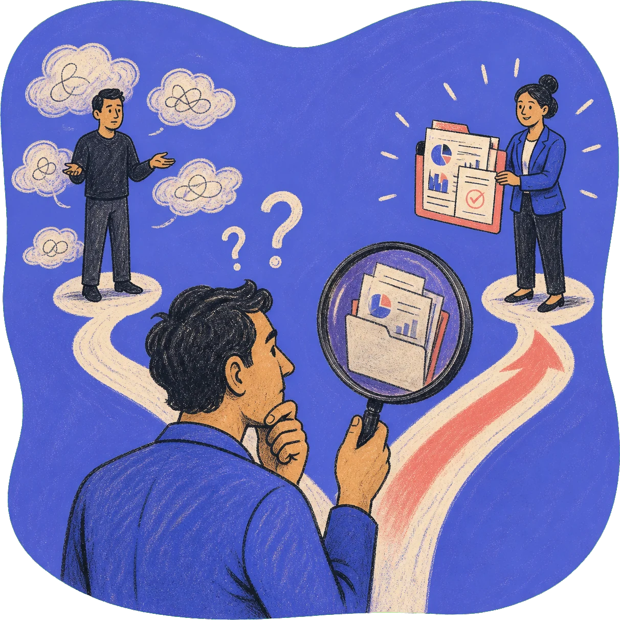 1. Capisce il problema prima di scegliere la tecnologia