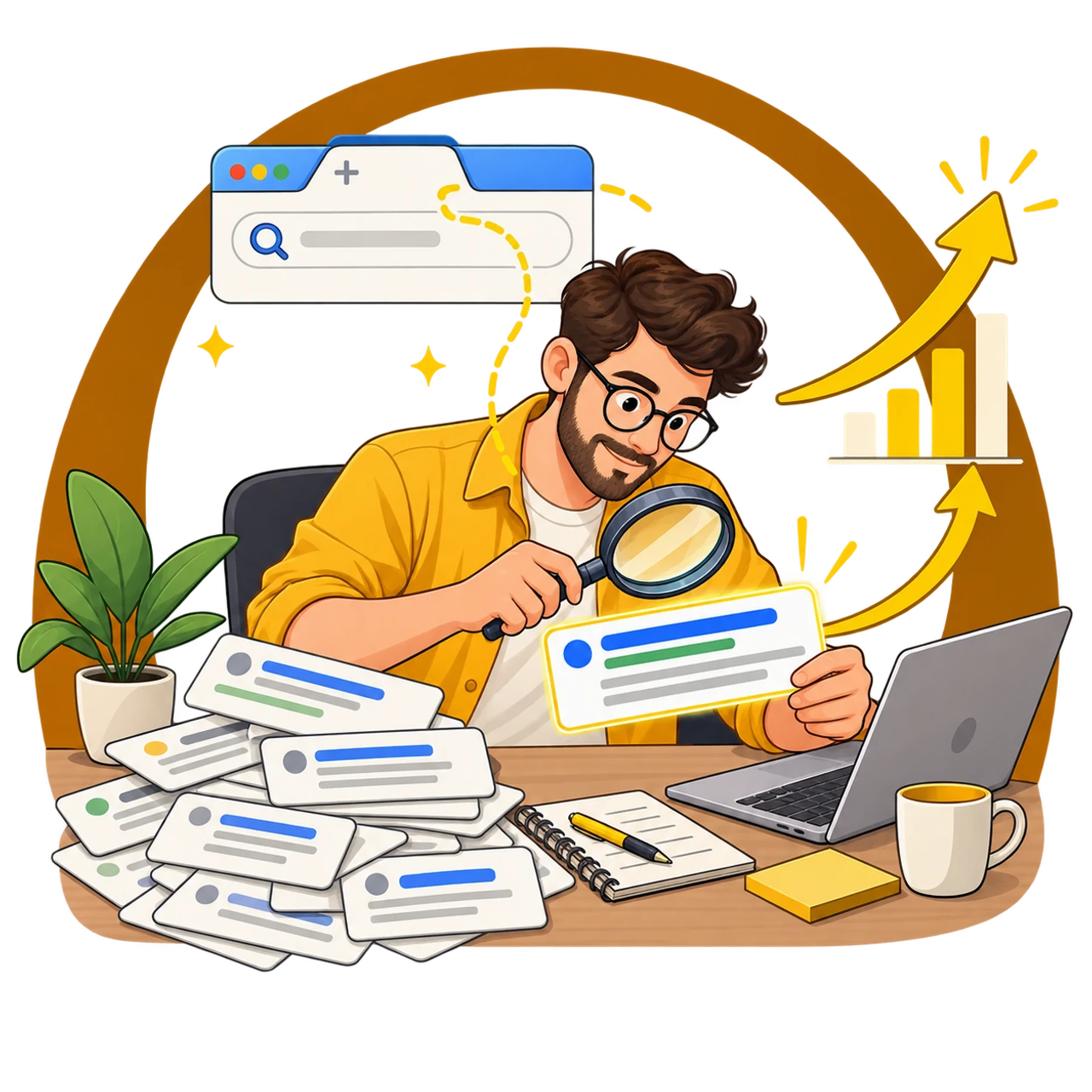 Specialista SEO ottimizza un title per renderlo chiaro e riconoscibile nei risultati di ricerca