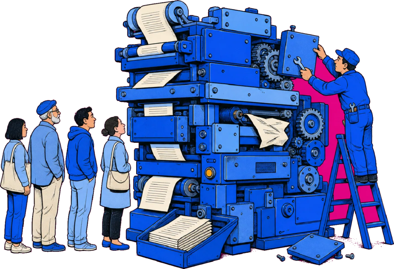 Una pagina ricostruita a ogni visita