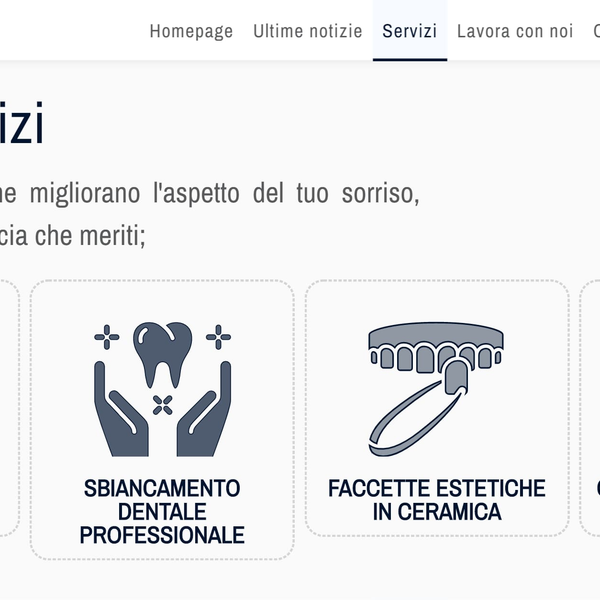 Dental Brixen — progetto Contat — anteprima