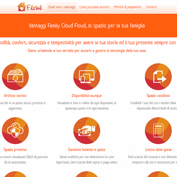 Floud — Family Cloud — progetto Contat — anteprima