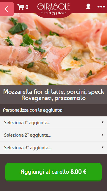 Girasole Braci & Pizza — app — foto 4