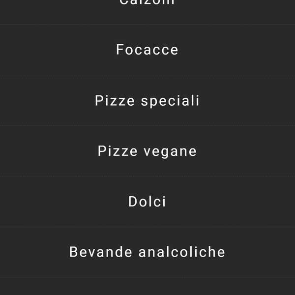 Gusti Sfiziosi — app — progetto Contat