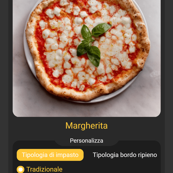 Gusti Sfiziosi — app — progetto Contat — anteprima