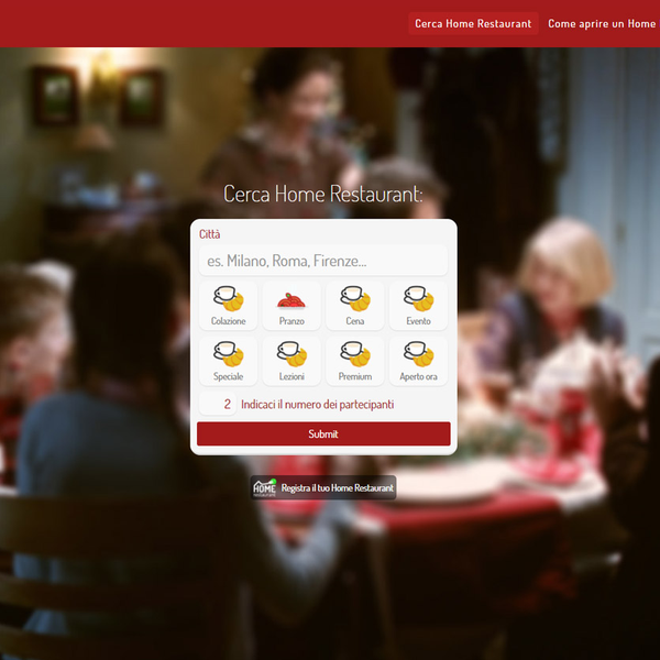 Home Restaurant — progetto Contat