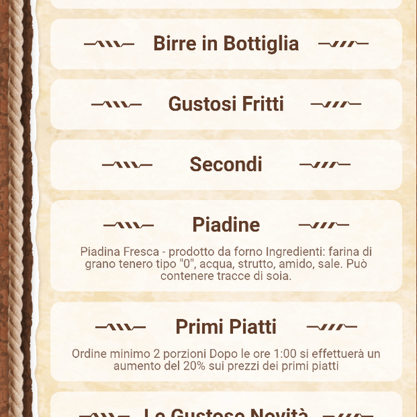Pizzeria La Fata — progetto Contat