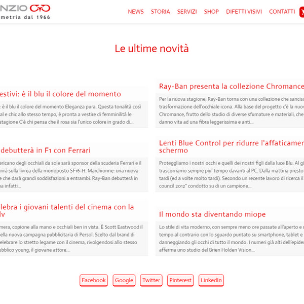 Ottica Di Venanzio — progetto Contat — anteprima