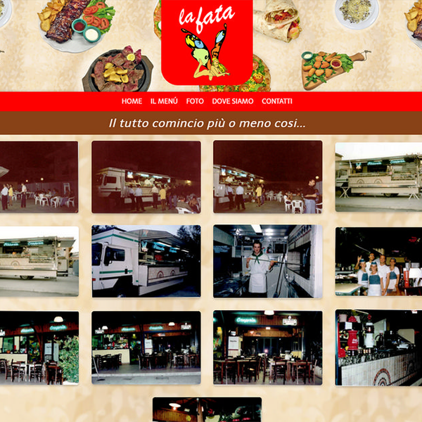 Pizzeria La Fata — sito — progetto Contat — anteprima
