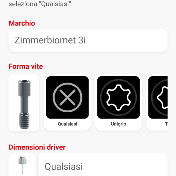 SearchImplant — progetto Contat — anteprima