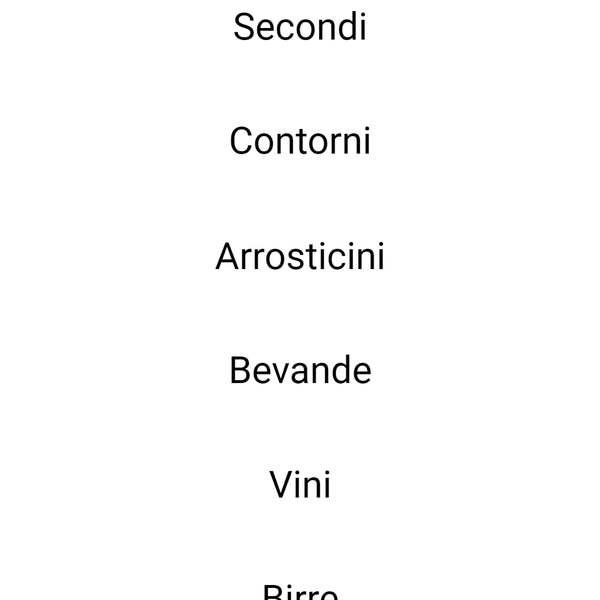 Osteria Strabacco — app — progetto Contat — anteprima