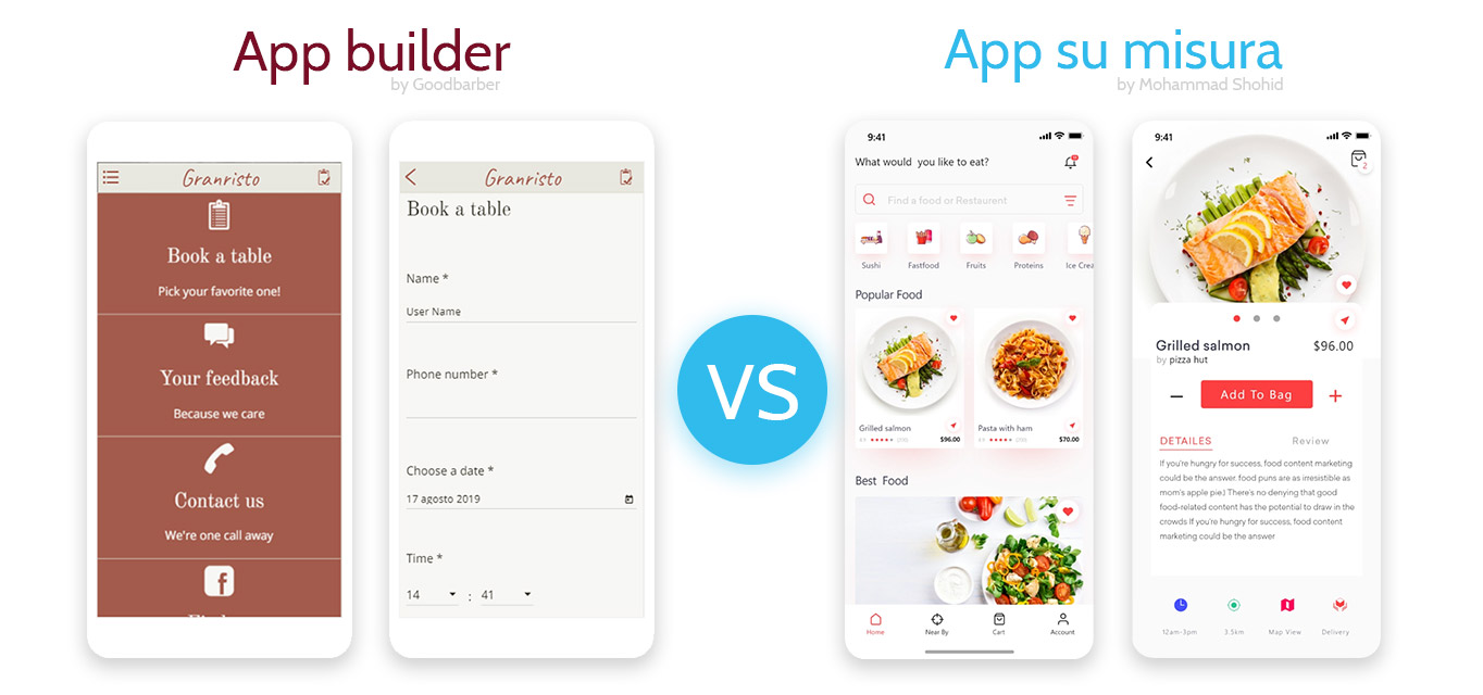 App Builder o App personalizzata
