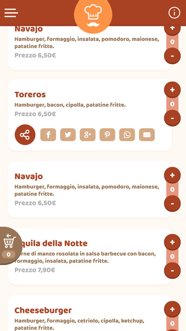 App per ristoranti, bar e locali | Ordina la tua! Funziona su Android e iOS 11